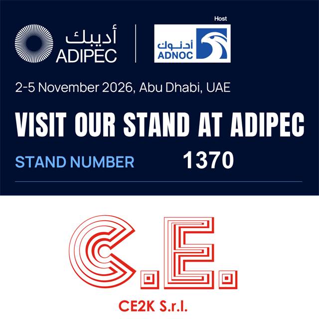 2 – 5 NOVEMBER 2026: CE2K AT THE ADIPEC EXHIBITION IN ABU DHABI!